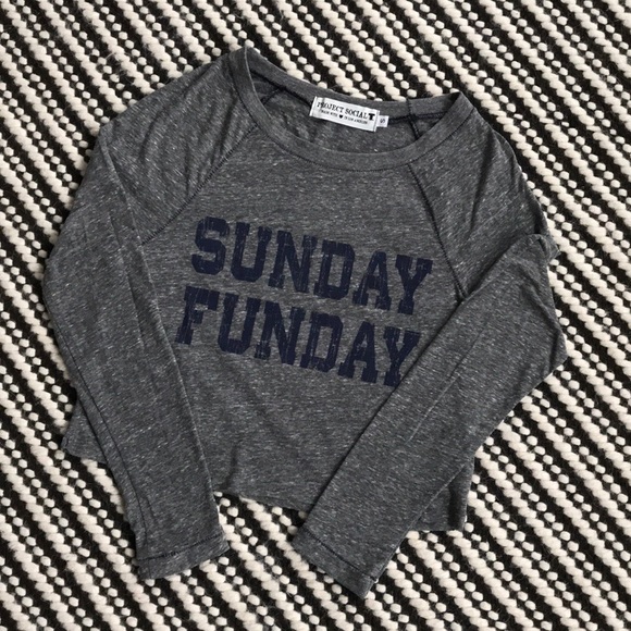 Project Social T Tops - Project Social T • Cropped Long Sleeve Tee